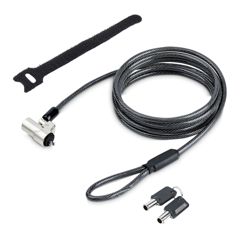 StarTech.com NBLWK-LAPTOP-LOCK. Produktfarbe: Schwarz, Silber, Best uses: Laptop, Schloss Art: 2 Schlüssel. Kabellänge: 2 