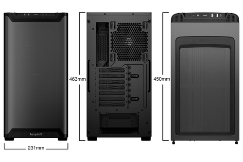 be quiet! Pure Base 501 Pure Base 501 Airflow Black Computergehäuse - ATX, Micro ATX, Mini ATX Motherboard Supported - Mid