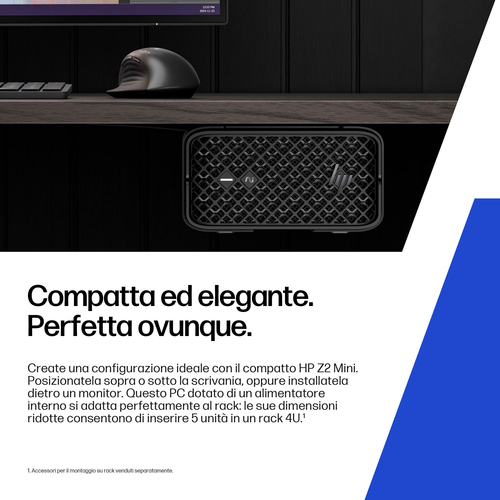 Workstation HP Z2 Mini G1a - 1 x AMD Ryzen AI MAX PRO 390 - 64 GB - 1 TB SSD - Mini PC - Jet Black - AMD Chip - Windows 11