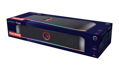 Trust GXT Soundbar-Lautsprecher - 6 W RMS - Schwarz - 20 Hz bis 20 kHz Frequenzgang
