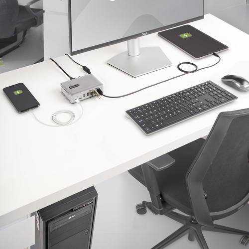StarTech.com USB Hub - USB 3.2 Gen 2 (3.1 Gen 2) Type-C - Desktop - Space Gray - 7 Total USB Port(s)