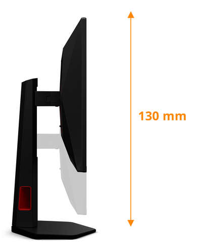 AOC 25G4KUR 25" Aula Full HD Monitor LED para jogos - 16:9 - Preto, Vermelho - 62,2 cm (24,5") Viewable - Fast IPS - WLED 