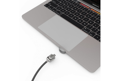 Compulocks Ledge Lock Adapter for MacBook Pro 13" M1 & M2 with Keyed Cable Lock Silver. Product colour: Black, Silver, Bes