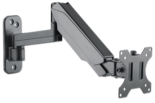 Manhattan Wall Mount for TV & Monitors (Spring Arm 3 pivots), For screens 17" to 32", VESA compatability: 75x75mm and 100x