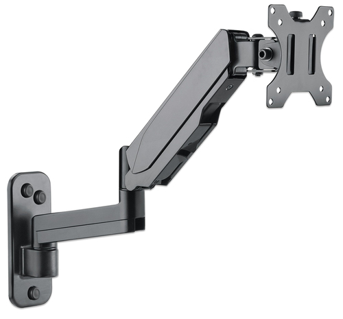 Manhattan Wall Mount for TV & Monitors (Spring Arm 3 pivots), For screens 17" to 32", VESA compatability: 75x75mm and 100x