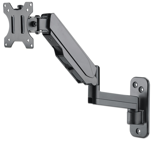 Manhattan Wall Mount for TV & Monitors (Spring Arm 3 pivots), For screens 17" to 32", VESA compatability: 75x75mm and 100x