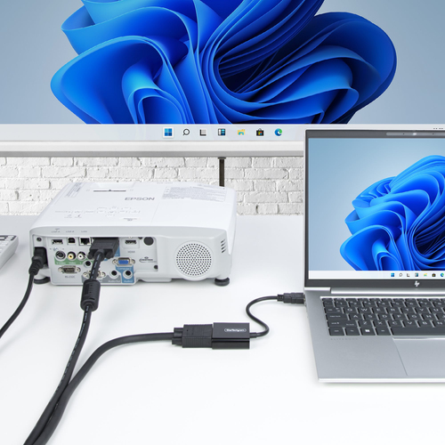 StarTech.com HDMI to VGA Adapter, Active Video Converter For Laptop/Desktop, 1920x1080 (1080p), HDMI Source to VGA Monitor