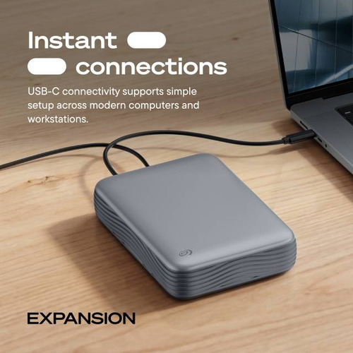 Seagate Expansion Desktop Festplatte - 3,5" Extern - 8 TB - Desktop-PC, Notebook, Workstation Unterstütztes Gerät - USB 3.