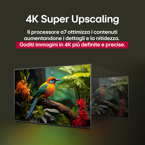 LG QNED AI 55QNED80A6A TV Serie QNED80 55'' 4K, α7 Gen8, HDR10, 20W, 3 HDMI con Game Optimizer, Smart TV WebOS 25. Dimensi