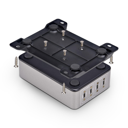 StarTech.com 4-Port Multi-Device USB-C Charger, 240W Total, Single Port 140W EPR, Screw Locking Ports, Ideal for Boardroom