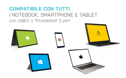 Docking station i-tec USB 3.1 Tipo C per Tablet, Smartphone, Computer portatile - 100 W - 5 x Porte USB - 3 x USB 3.0 - Re