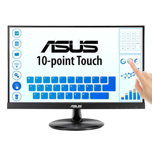 Monitor LCD Touchscreen Asus VT229H - 16:9 - 5 ms - 54,6 cm (21,5") Viewable - Schermo multi-touch - 1920 x 1080 - Full HD