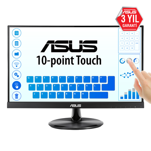 Monitor LCD Touchscreen Asus VT229H - 16:9 - 5 ms - 54,6 cm (21,5") Viewable - Schermo multi-touch - 1920 x 1080 - Full HD