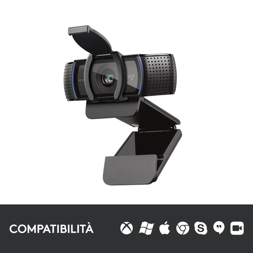 C920s HD PRO webcam 1920 x 1080 Pixel Nero