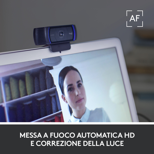C920s HD PRO webcam 1920 x 1080 Pixel Nero