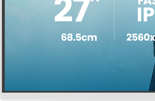 Moniteur LCD iiyama G-MASTER GB2771QSU-W1 27"" Classe WQHD - 68,6 cm (27"") Viewable - Fast IPS - Résolution 2560 x 1440 -