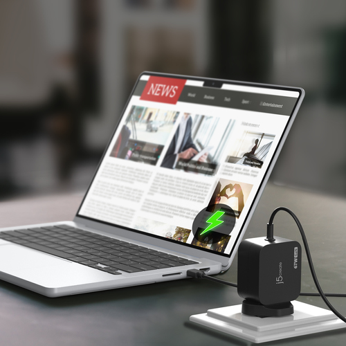 j5create JUP1565DCF3A-FN 67 W Adaptador de CA - 1 Pack - Adaptador universal - para MacBook, Chromebook, iPad Pro, MacBook
