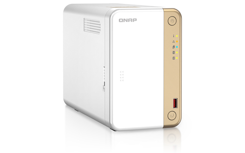 QNAP Turbo NAS TS-262-4G 2 x Total Bays SAN/NAS Storage System - 4 GB Flash Memory Capacity Celeron N4505 Dual-core (2 Cor