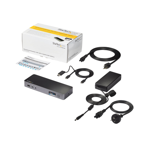 StarTech.com Docking Station USB C USB A, Docking station universale per Doppio HDMI/DP 4K, 60W PD, Mac/Windows/Chrome, NI