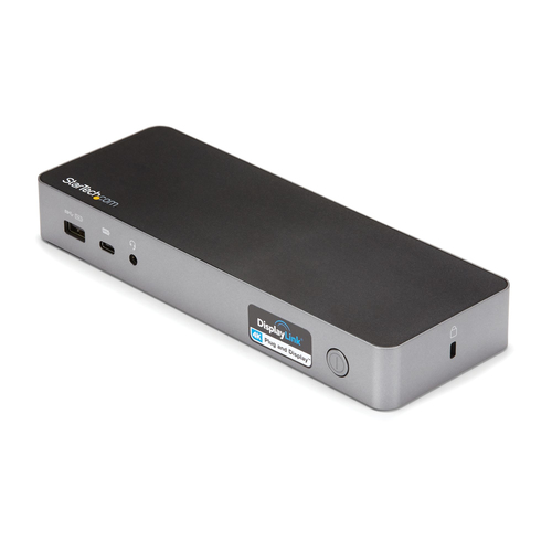 StarTech.com Docking Station USB C USB A, Docking station universale per Doppio HDMI/DP 4K, 60W PD, Mac/Windows/Chrome, NI