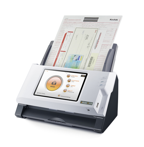 Plustek eScan A350 Sheetfed Scanner - 600 dpi Optical - 48-bit Color - 16-bit Grayscale - 25 ppm (Mono) - 25 ppm (Color) -