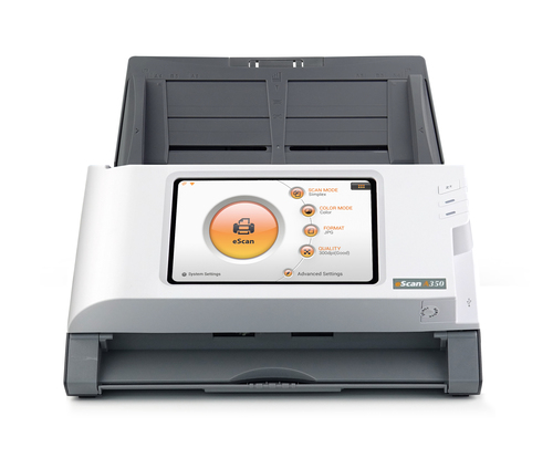 Plustek eScan A350 Sheetfed Scanner - 600 dpi Optical - 48-bit Color - 16-bit Grayscale - 25 ppm (Mono) - 25 ppm (Color) -