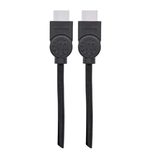 Manhattan HDMI 4K@30Hz Cable with Ethernet, 2m, Suitable for ALL 1080p/HD and Majority of 4K Uses (Check Your System 4K Sp