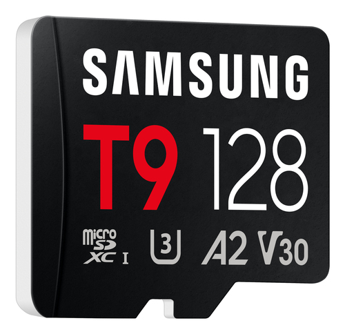 Carte microSDXC Samsung MB-MH128T - 128 Go - UHS-I (U3) - V30 - 200 Mo/s en Lecture - 130 Mo/sSpaceen Écriture