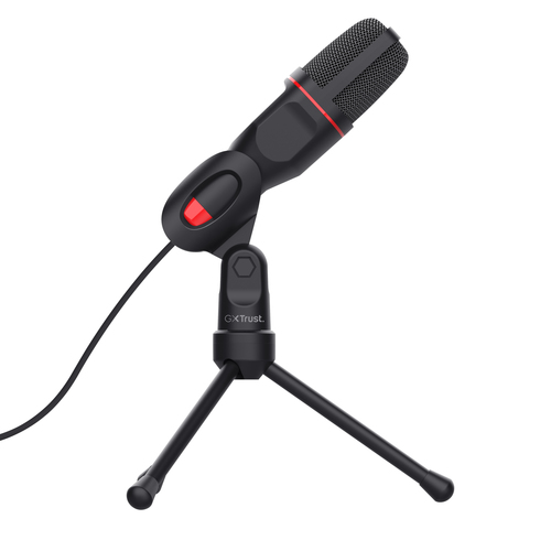 MikrofonTrust Gaming 212 - Kabelgebunden - Kondensator - Omnidirektional - 1,80 m - USB, Audio Line-Out - Desktop, Handhel