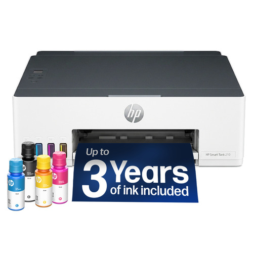 HP Smart Tank 210 Wireless Color Printer. Print technology: Thermal, Maximum resolution: 4800 x 1200 DPI, Borderless print
