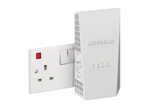 Netgear EX6410 IEEE 802.11ac 1.86 Gbit/s Wireless Range Extender - 2.40 GHz, 5 GHz - 1 x Network (RJ-45) - Wall Mountable