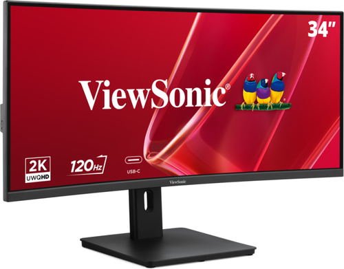 ViewSonic VA3420C-2 34" Class UW-QHD Curved Screen LCD Monitor - 21:9 - 86.4 cm (34") Viewable - Vertical Alignment (VA) -
