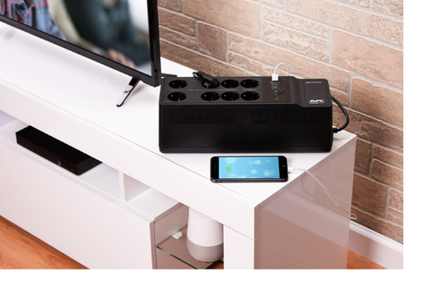 APC by Schneider Electric Back-UPS Standby UPS - 650 VA/400 W - Tower - 2.60 Minute Stand-by - 230 V AC Input - 230 V AC, 