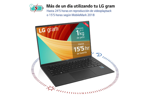 LG gram 14Z90R-G.AP75B 35.6 cm (14") Notebook - Intel Core i7 13th Gen i7-1360P - 32 GB Total RAM - 512 GB SSD - Intel Chi