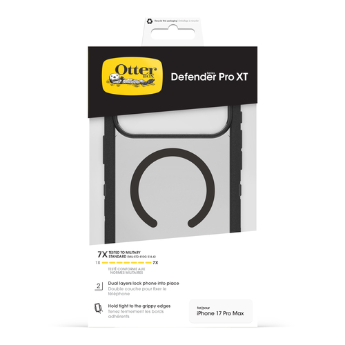 OtterBox Defender Series Pro XT Rugoso Estojo para Apple Smartphone - Varejo - Resistente à sujidade, Resistente ao pó, Ab