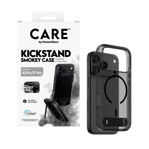 PANZERGLASS CARE CASE KICKSTAND MAGSAFE IPHONE 18 PRO BLACK