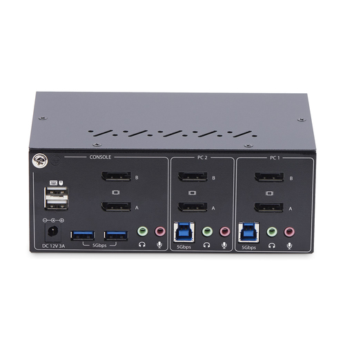 StarTech.com P2DD46A2-KVM-SWITCH. Tastatur Porttyp: USB, Maus-Porttyp: USB, Video Porttyp: DisplayPort. HD type: 4K Ultra 