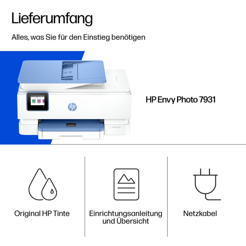 HP ENVY Photo Envy 7931 All-in-One Farbe Drucker. Drucktechnologie: Thermal Inkjet, Printing: Farbdruck, Maximale Auflösun