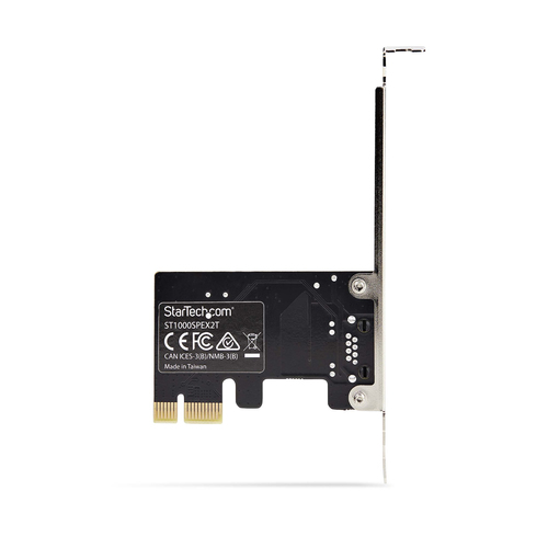 StarTech.com Gigabit Ethernet Card for Server, Workstation - 10/100/1000Base-T - Plug-in Card - Black - TAA Compliant - PC