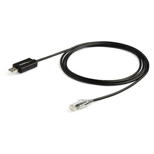 StarTech.com 6 ft / 1.8 m Cisco USB Console Cable - USB to RJ45 Rollover Cable - Transfer rates up to 460Kbps - M/M - Wind