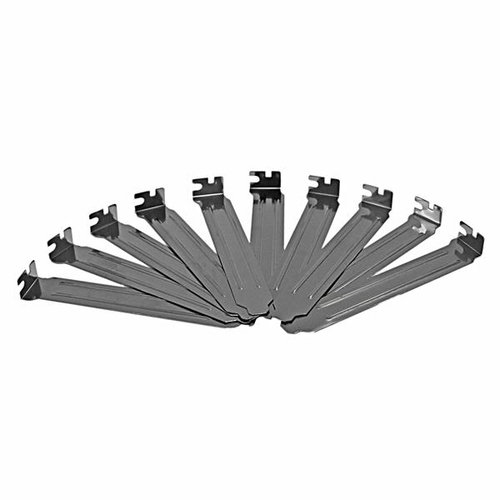 StarTech.com PLATEBLANK Covering Panel - TAA Compliant - Steel - Silver - 10 / Pack - 20.3 mm Height x 119.4 mm Width x 5.