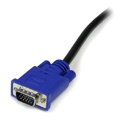 StarTech.com 1,8m 2-in-1 USB VGA KVM Kabel - Schwarz