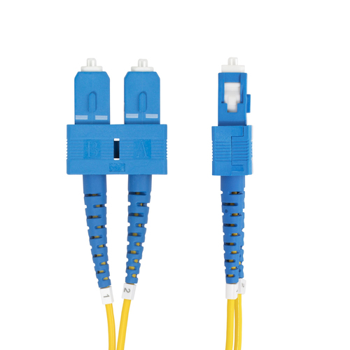StarTech.com 2 m Fibre Optic Network Cable - 1 - Cable for Network Device, Server, Switch - First End: 2 x SC Network - Ma