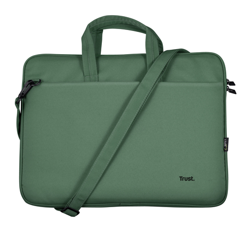 Trust Bologna Tasche für 40,6 cm (16 Zoll) Notebook, Smartphone, Tablet - Grün - Polyester, Polyethylenterephthalat (PET) 