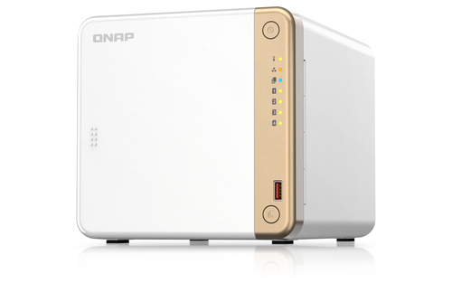 QNAP Turbo NAS TS-462-4G 4 x Total Bays SAN/NAS Storage System - 4 GB Flash Memory Capacity Celeron N4505 Dual-core (2 Cor