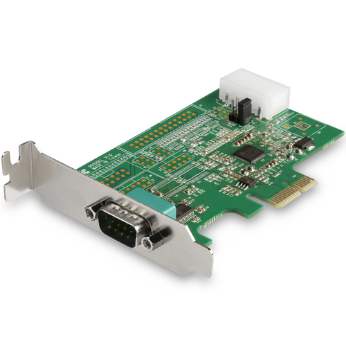 StarTech.com 4-port PCI Express RS232 Serial Adapter Card - PCIe to Serial DB9 RS-232 Controller Card - 16950 UART - Windo
