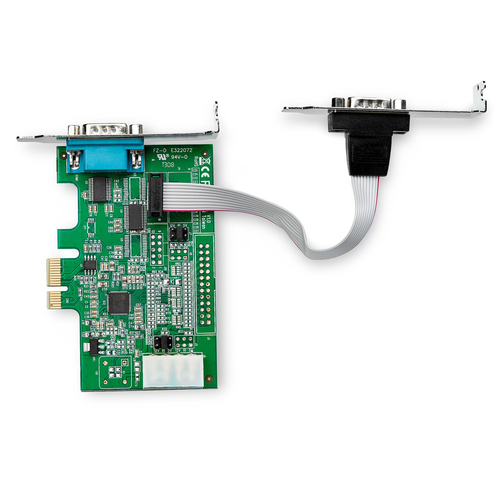 StarTech.com Serial Adapter with 16950 UART - Low-profile Plug-in Card - 1 - TAA Compliant - PCI Express x1 - PC, Linux - 