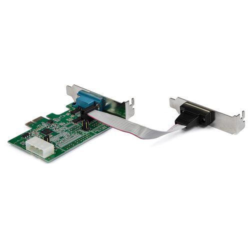 StarTech.com Serial Adapter with 16950 UART - Low-profile Plug-in Card - 1 - TAA Compliant - PCI Express x1 - PC, Linux - 