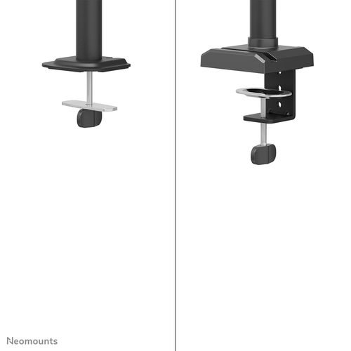Bras support d'écran Neomounts DS60-600BL2V - Noir - Réglable en hauteur - 2 Écran(s) supportés - 10" (25,40 cm) à 32" (81