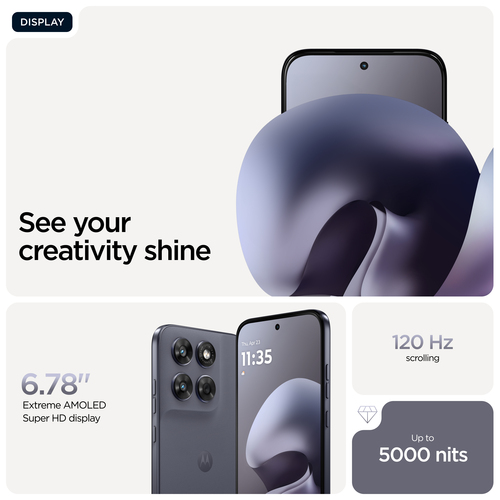 Motorola Mobility moto g67 128 GB Smartphone - 17,2 cm (6,8 Zoll) Super HD 1272 x 2772 - Octa-Core (Cortex A76Dual-Core 2,